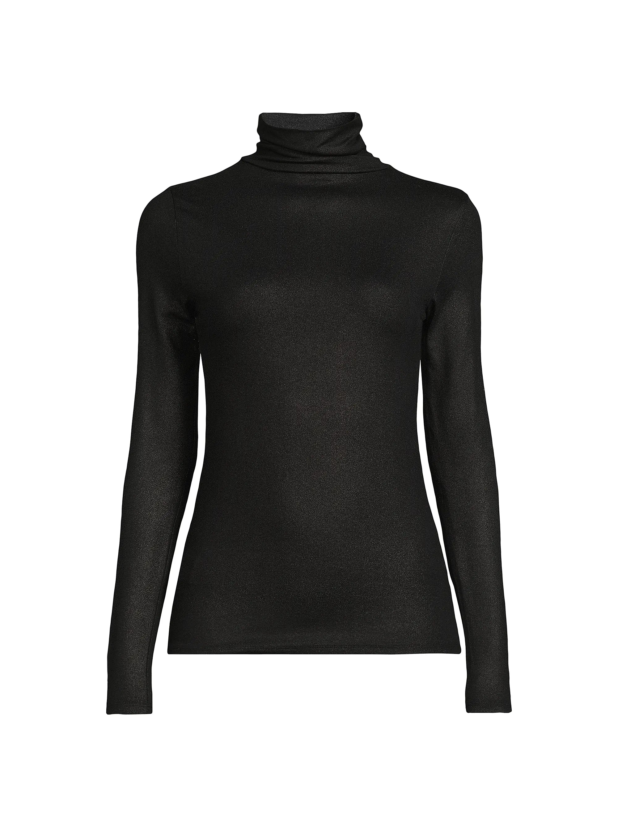 Soft Touch Metallic Long Sleeve Turtleneck - TURTLENECK L/S - Majestic Filatures North America