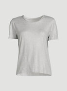 Soft Touch Metallic Short Sleeve Crewneck T-Shirt - CREWNECK S/S - Majestic Filatures North America