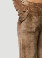 Velour Wide Leg Pant - BOTTOMS - Majestic Filatures North America