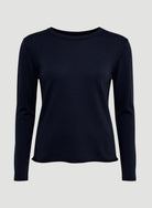 100% Machine Washable Cashmere Long Sleeve Crewneck - CREW L/S - Majestic Filatures North America