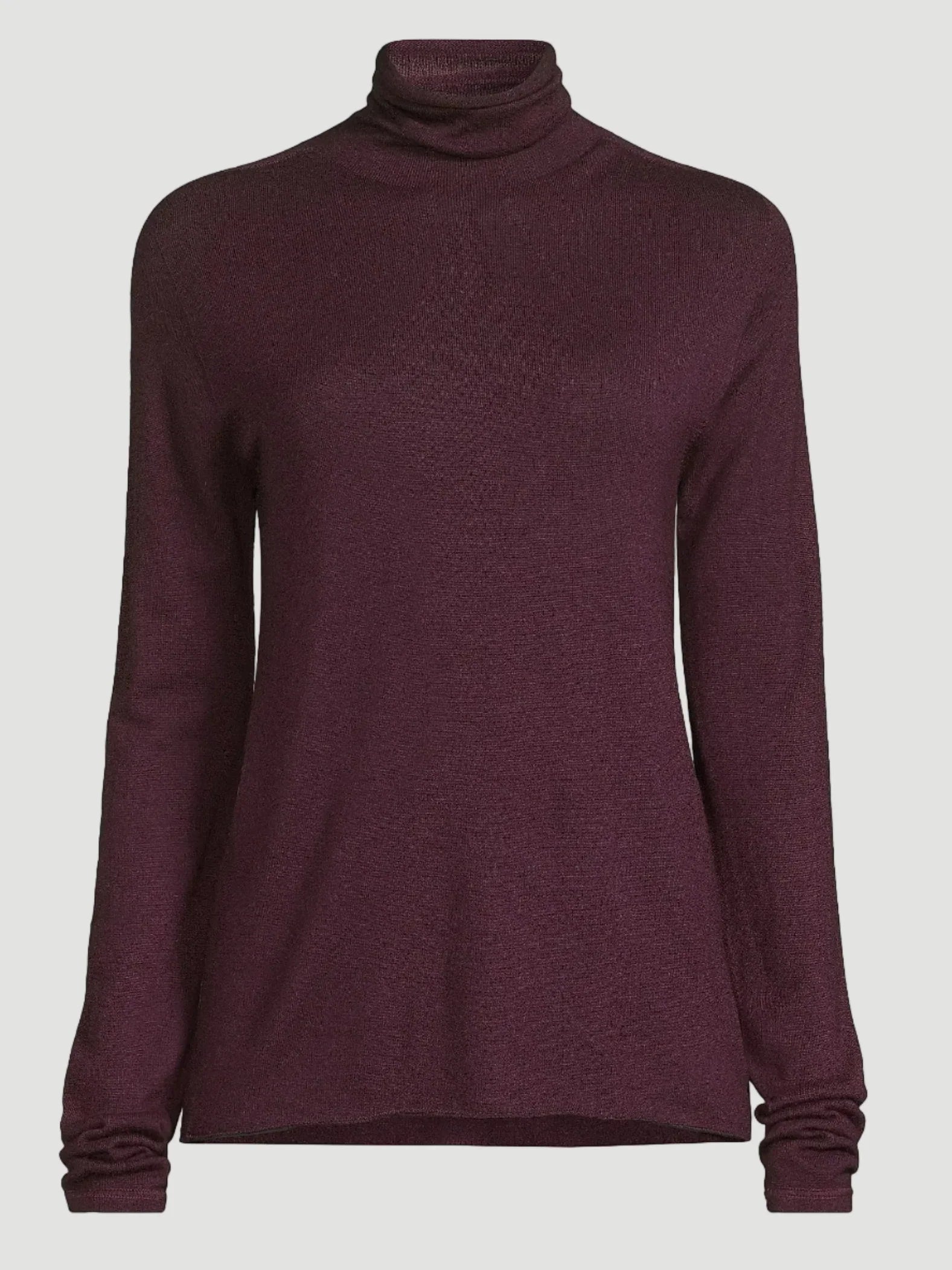 100% Machine Washable Cashmere Long Sleeve Turtleneck - TURTLENECK L/S - Majestic Filatures North America