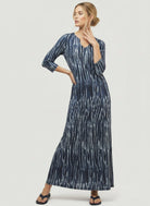 Linen Space Dye Maxi Dress - DRESS - Majestic Filatures North America