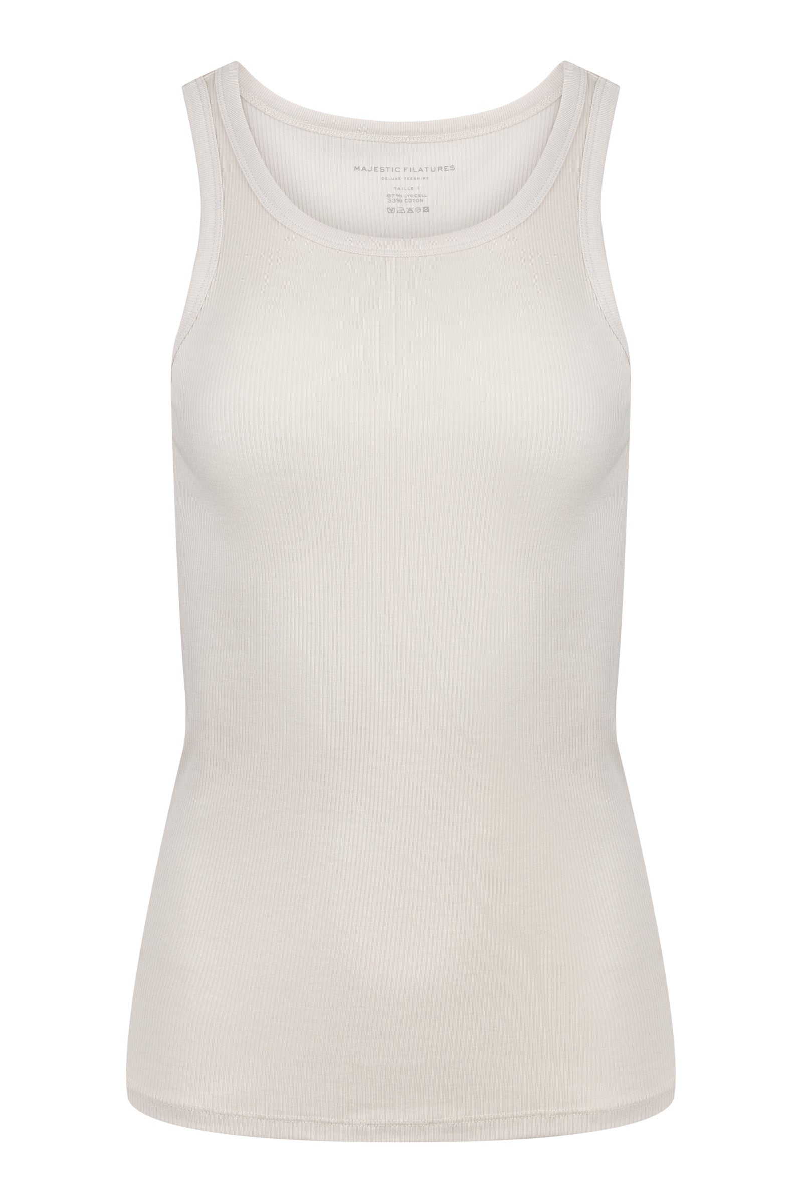 Lyocell Cotton Baby Rib Tank - TANK - Majestic Filatures North America