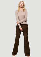 Cashmere Double Layered Long Sleeve Crewneck - CREW L/S - Majestic Filatures North America