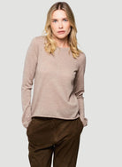 Cashmere Double Layered Long Sleeve Crewneck - CREW L/S - Majestic Filatures North America