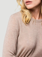 Cashmere Double Layered Long Sleeve Crewneck - CREW L/S - Majestic Filatures North America