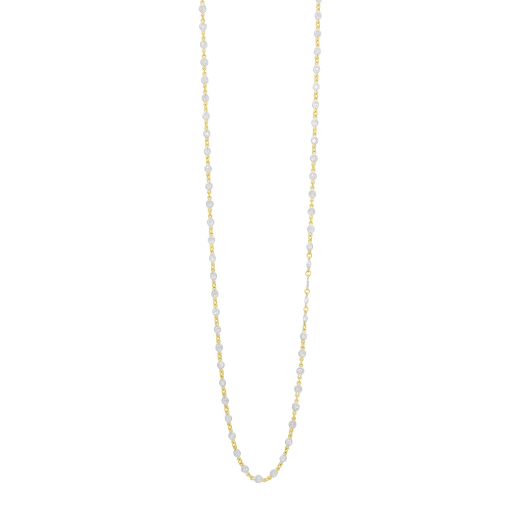  Bezel Set Radiance Wrap Chain FR Signature Reimagined NECKLACE