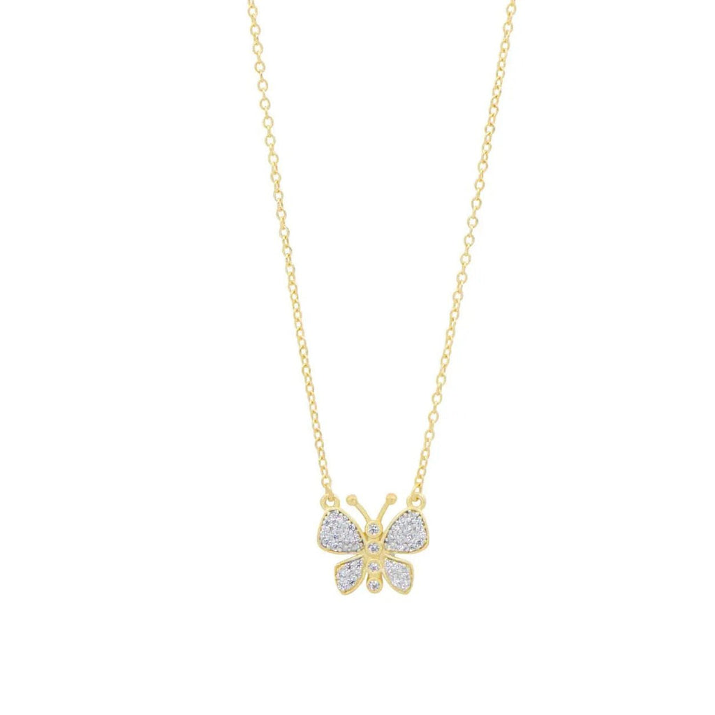 Butterfly Pendant Necklace - FREIDA ROTHMAN