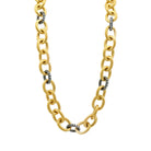 GoldBlack Freida's Favorite Chunky Link Toggle necklace Signature NECKLACE