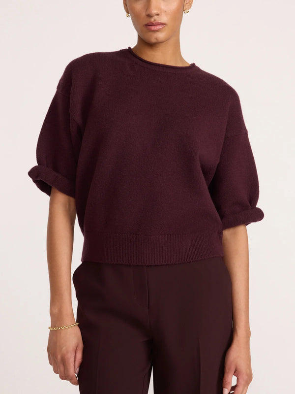The Olive Sweatshirt Aubergine