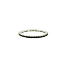 SilverBlack-BlackCubicZirconia9 All Pavé Stack Ring RINGS FOR STACKING RING