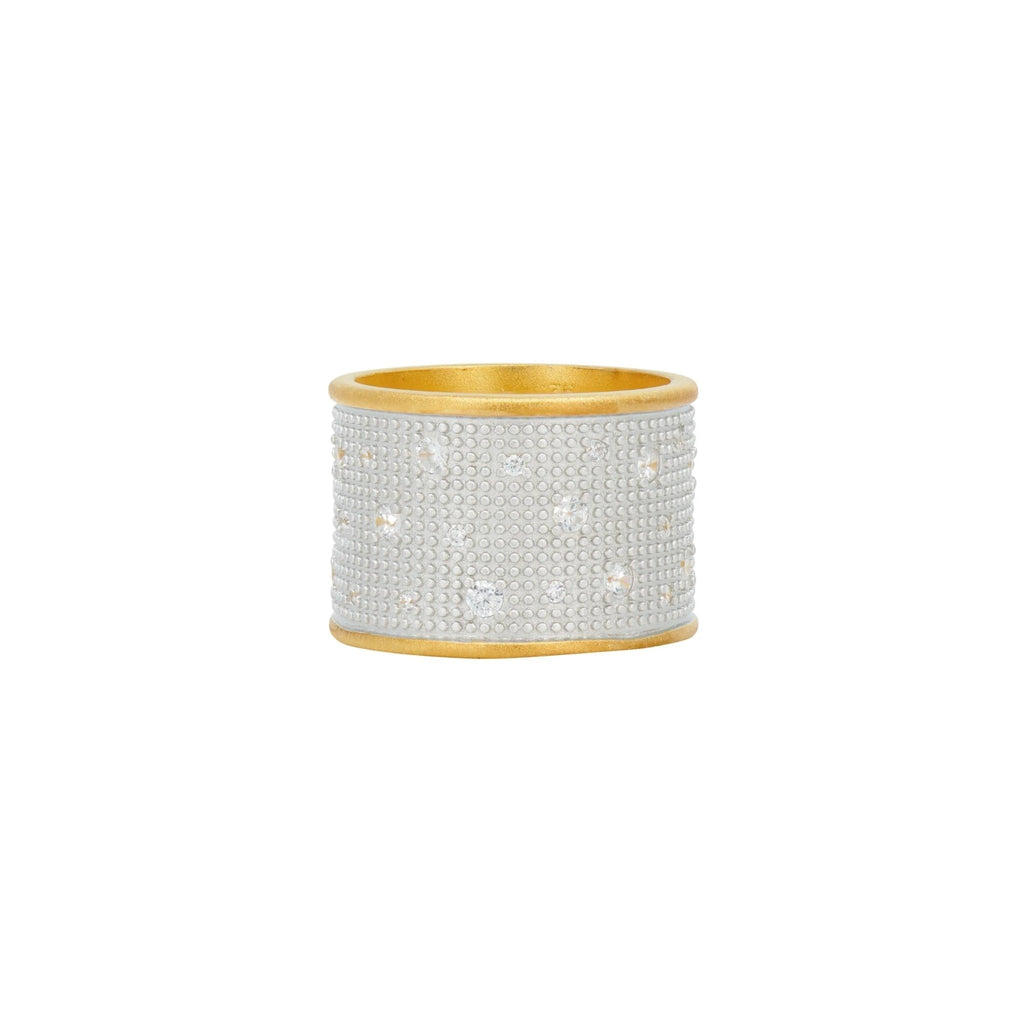 Illuminated Coast Wide Band Ring - FREIDA ROTHMAN