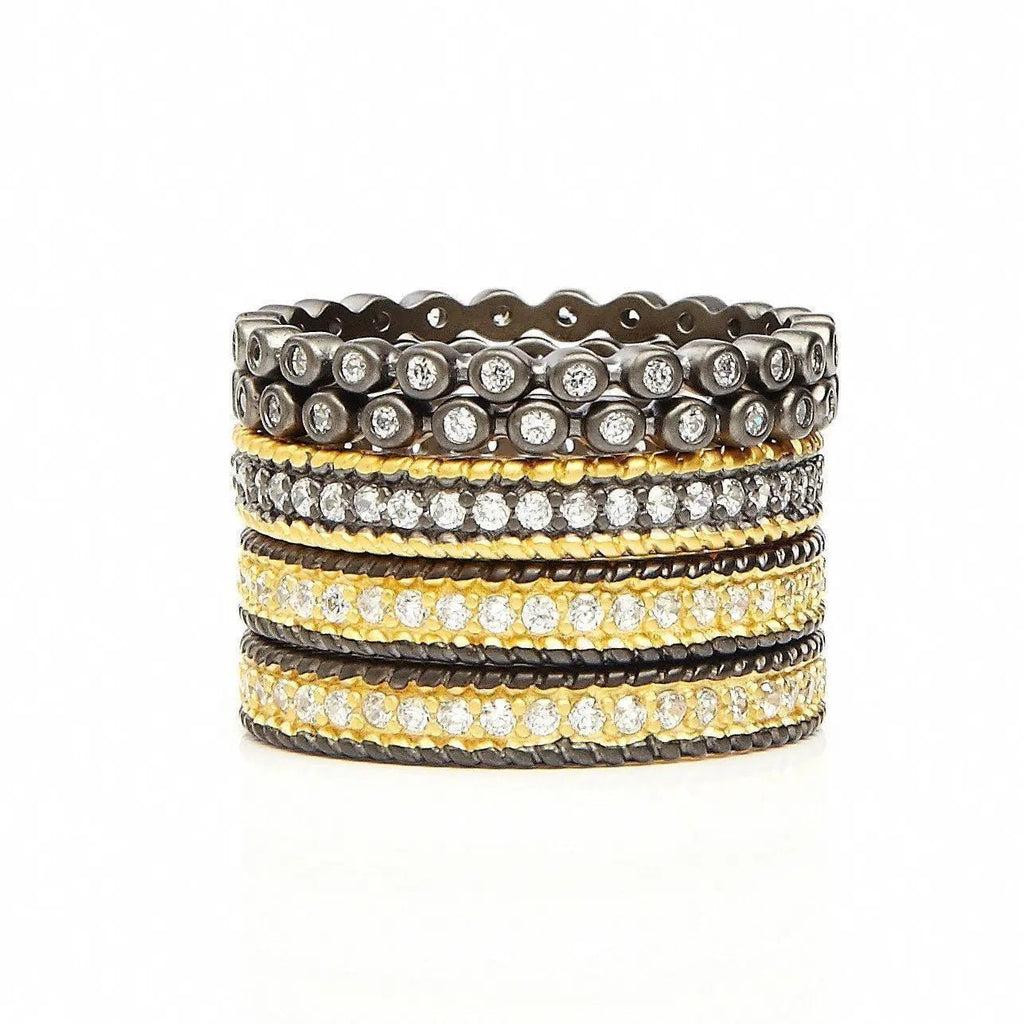 Signature Classic 5-Stack Ring - FREIDA ROTHMAN