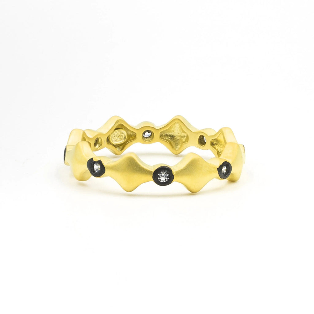 GoldBlack9 New Star Ring RINGS FOR STACKING RING