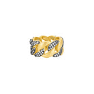 Pavé Chain Link Ring - FREIDA ROTHMAN
