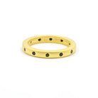 GoldBlack9 Single Stacking Ring RINGS FOR STACKING RING