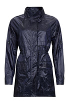 The Best Travel Jacket. Flat Lay of a Ramona Windbreaker Jacket in Navy.