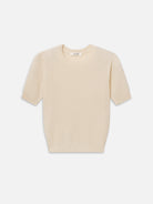 The Gathered Honeycomb Sweater Cream