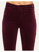 Marty Velvet Pant Deep Sangria