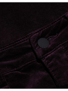 Marty Velvet Pant Deep Sangria