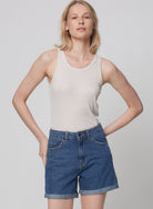 Lyocell Cotton Baby Rib Tank - TANK - Majestic Filatures North America