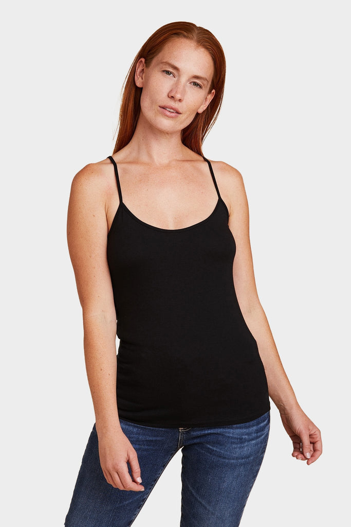 Soft Touch Spaghetti Strap Tank - Majestic Filatures Official Site of North America